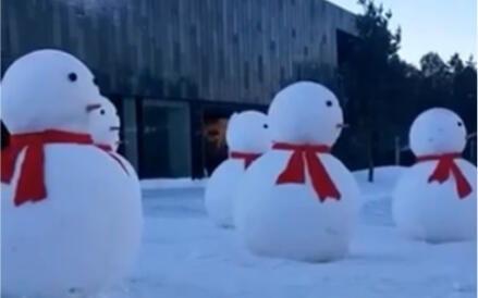 带你吃瓜搞笑视频北方雪人,带你领略北方雪人生动趣事